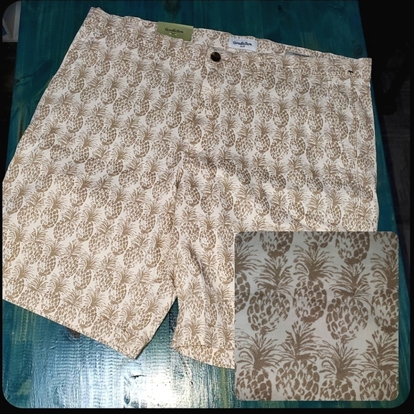 Pineapple Pattern Shorts - Picture 1 of 7